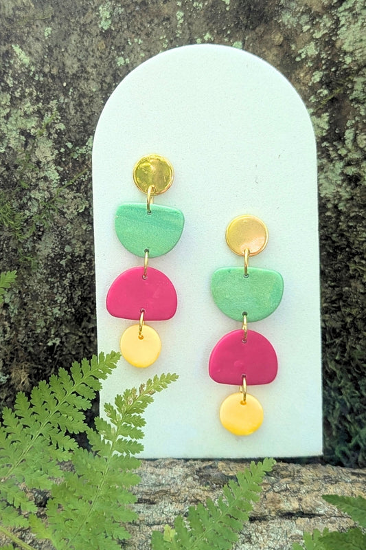 Boucles d'oreilles Tango - Collection Les Éclatées