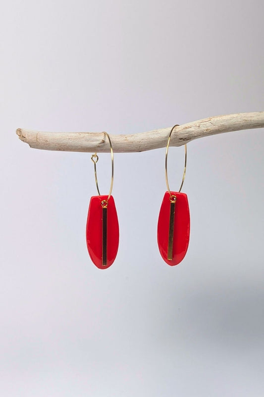 Boucles d'oreilles Ligne - Collection Les Éclatées