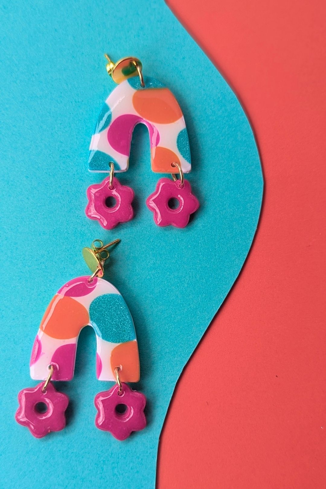 Boucles d'oreilles Josie Punch aux Fruits - Collection Les Éclatées