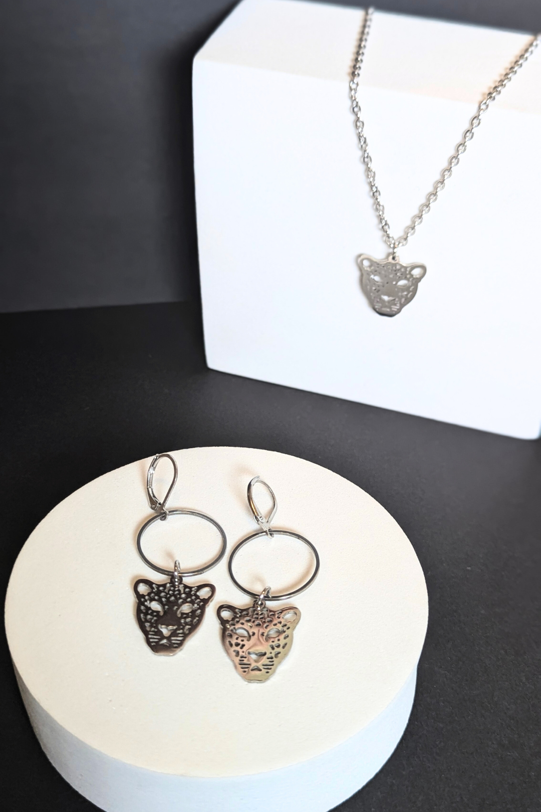 Boucles d'oreilles Panthère - Collection Harmonie