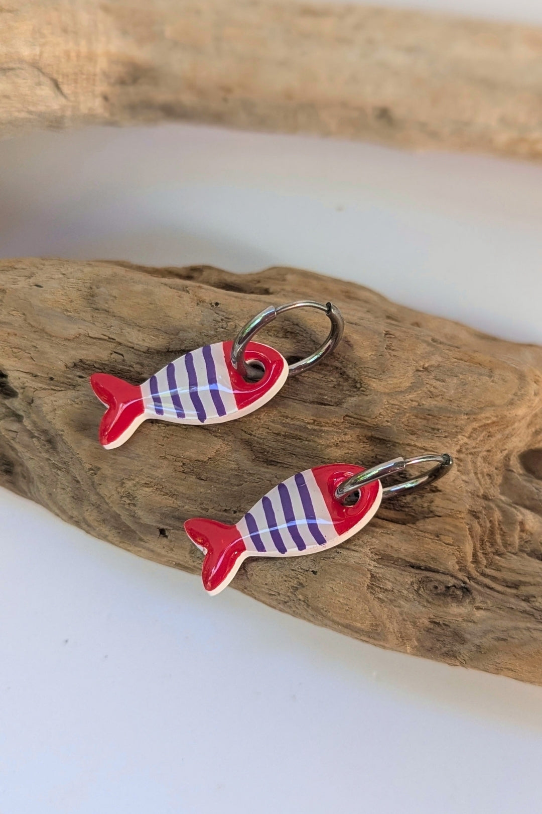 Boucles d’oreilles La Coquette — Sardines de bonheur