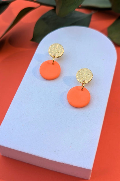 Boucles d'oreilles Soda Orange - Collection Les Éclatées