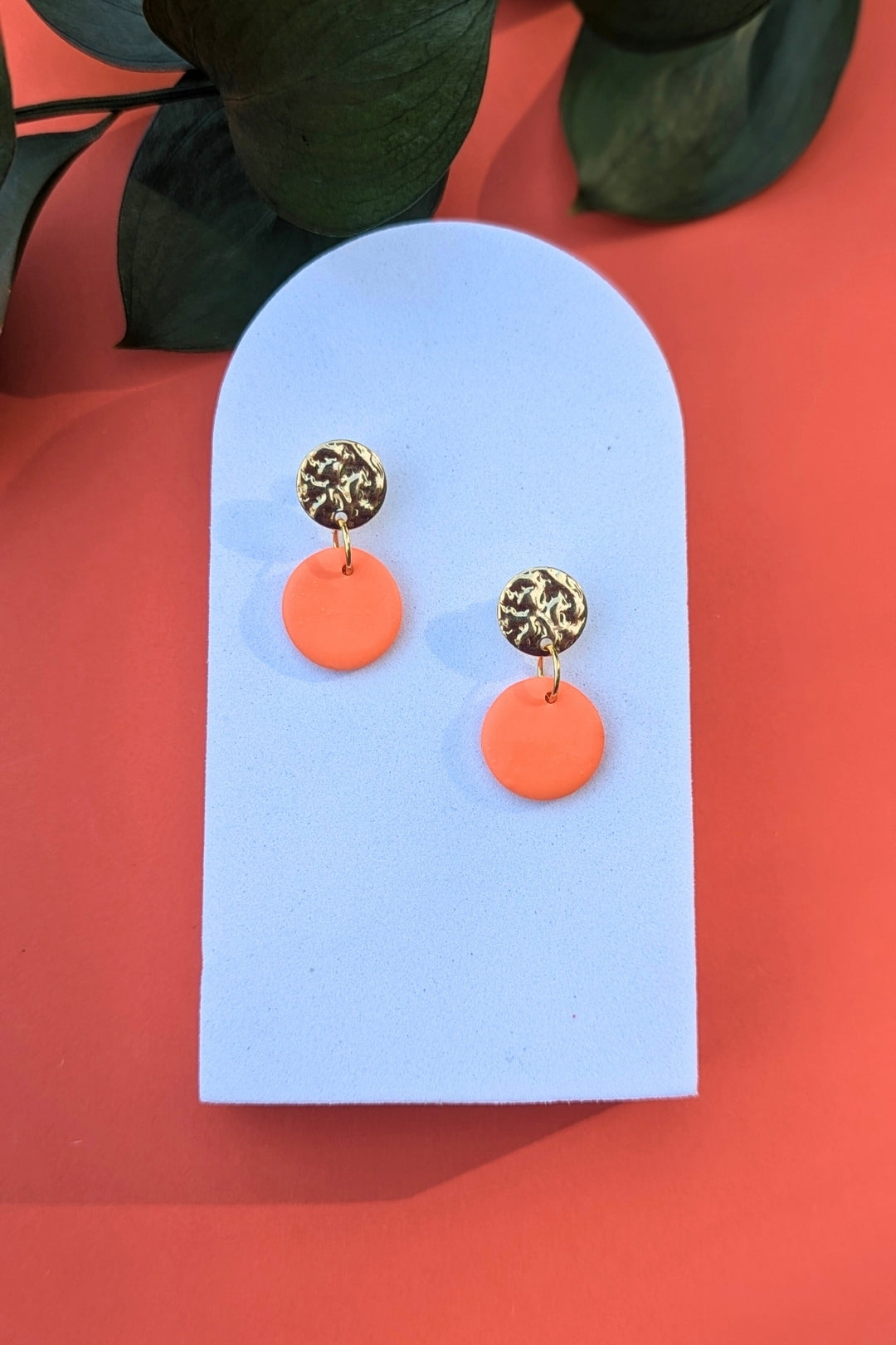 Boucles d'oreilles Soda Orange - Collection Les Éclatées