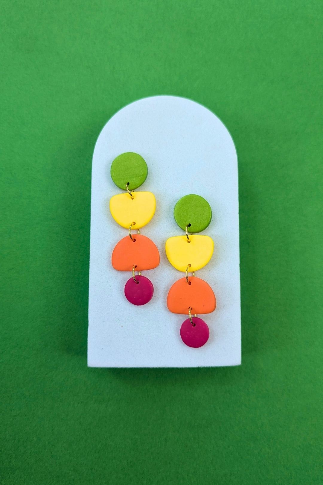 Boucles d'oreilles Zeste - Collection Les Éclatées