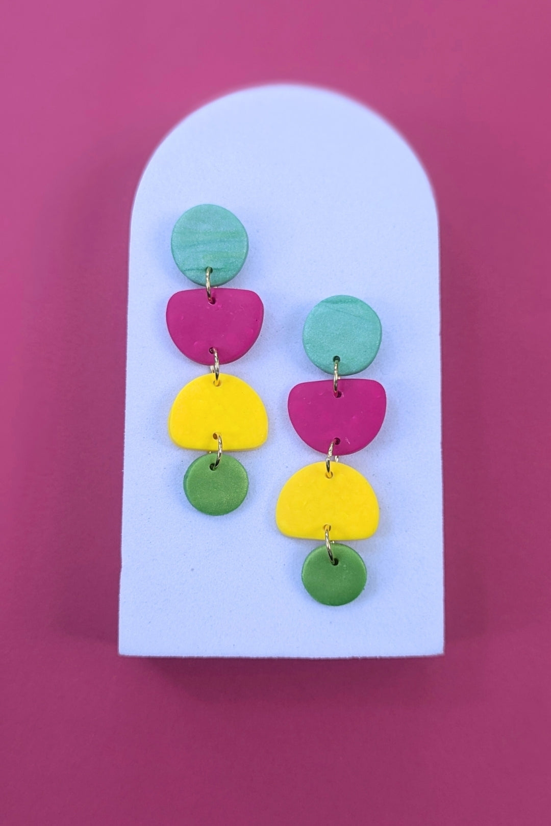 Boucles d'oreilles Zeste - Collection Les Éclatées