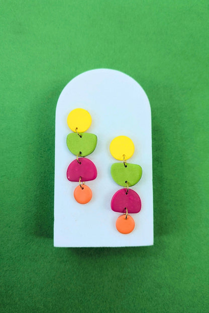 Boucles d'oreilles Zeste - Collection Les Éclatées