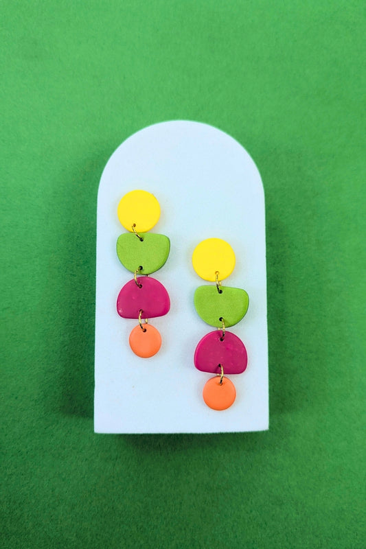 Boucles d'oreilles Zeste - Collection Les Éclatées