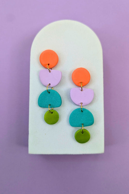 Boucles d'oreilles Zeste - Collection Les Éclatées