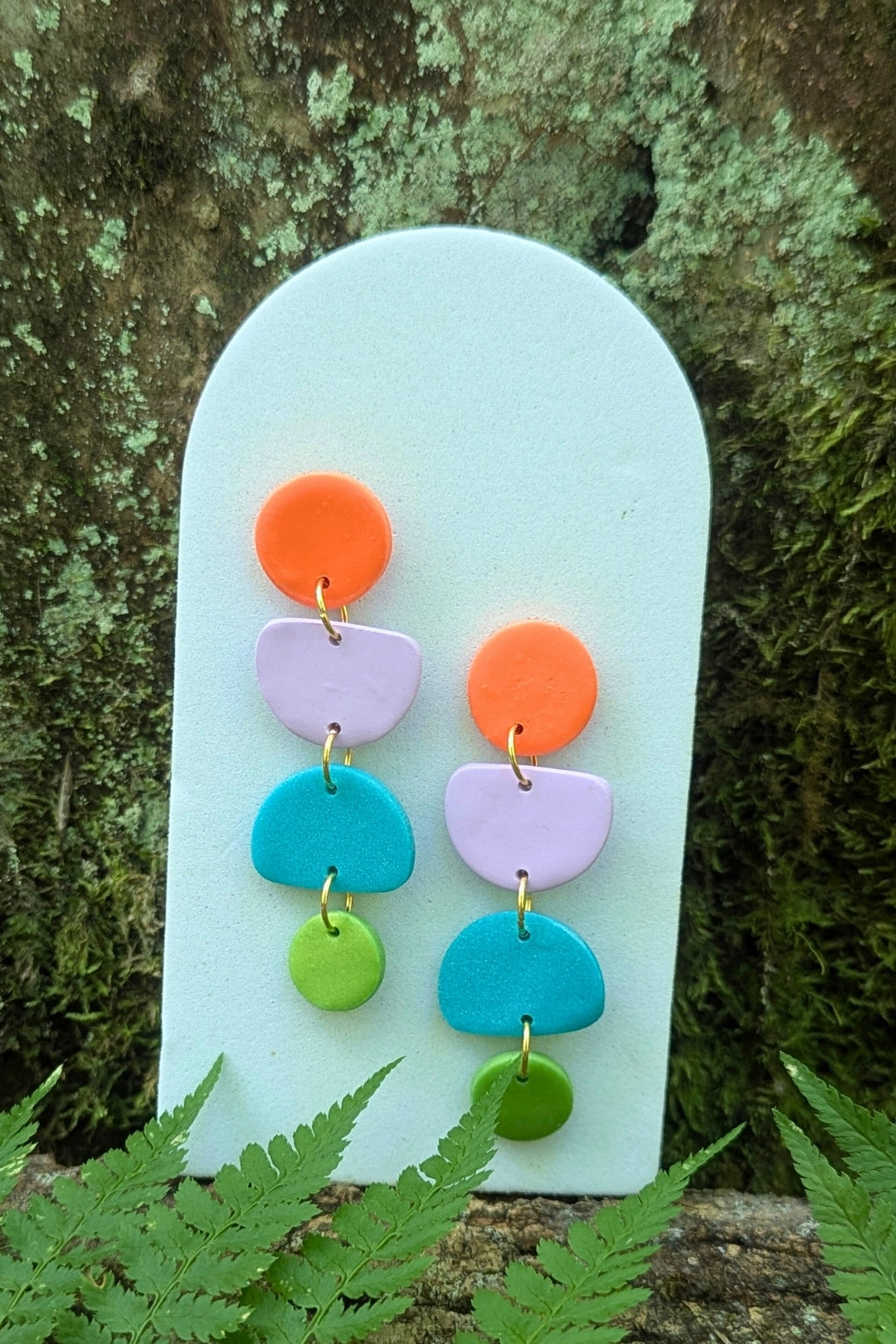 Boucles d'oreilles Zeste - Collection Les Éclatées