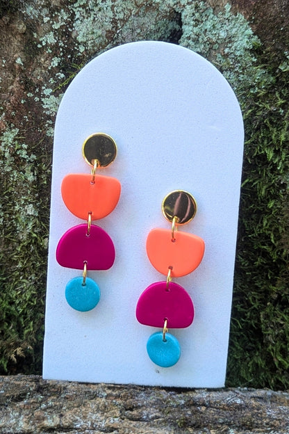 Boucles d'oreilles Tango - Collection Les Éclatées