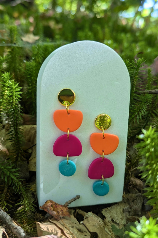 Boucles d'oreilles Tango - Collection Les Éclatées