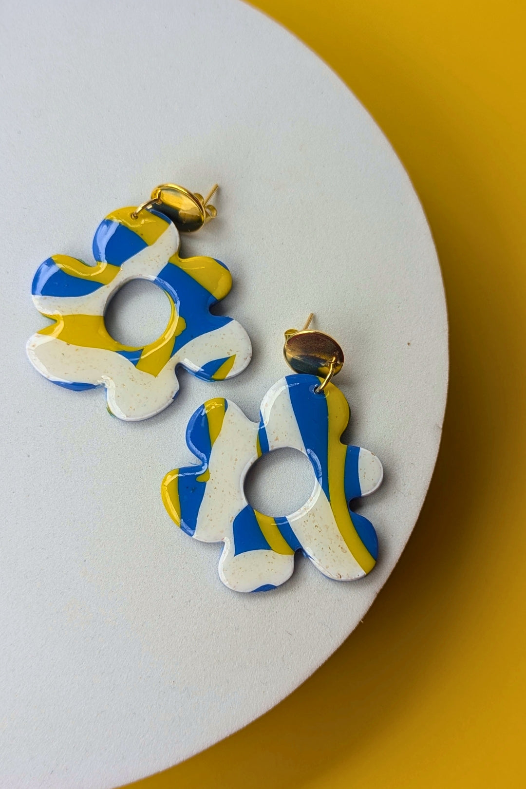Boucles d'oreilles Flora Pop - Collection Les Éclatées