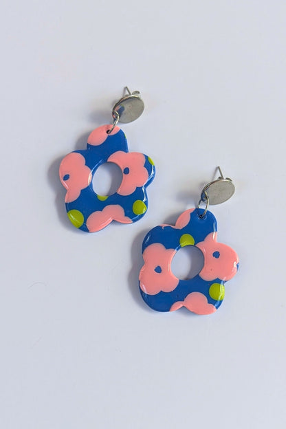 Boucles d'oreilles Flora Pop - Collection Les Éclatées