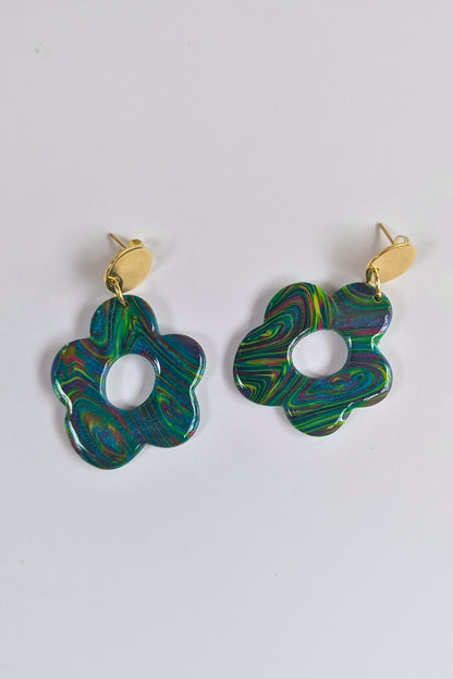 Boucles d'oreilles Flora Pop - Collection Les Éclatées