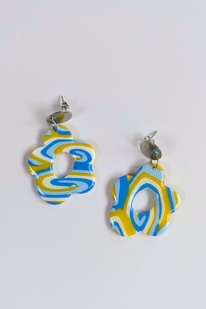 Boucles d'oreilles Flora Pop - Collection Les Éclatées