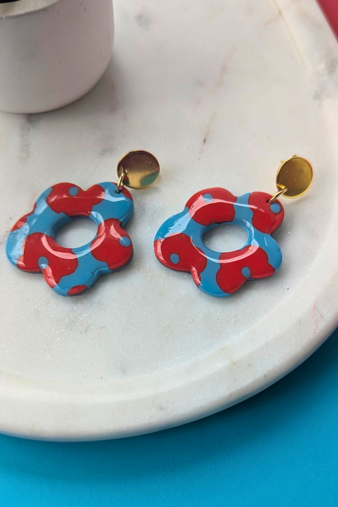 Boucles d'oreilles Flora Pop - Collection Les Éclatées