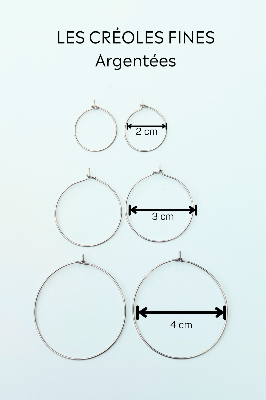 Créoles interchangeables - Collection Les Éclatées