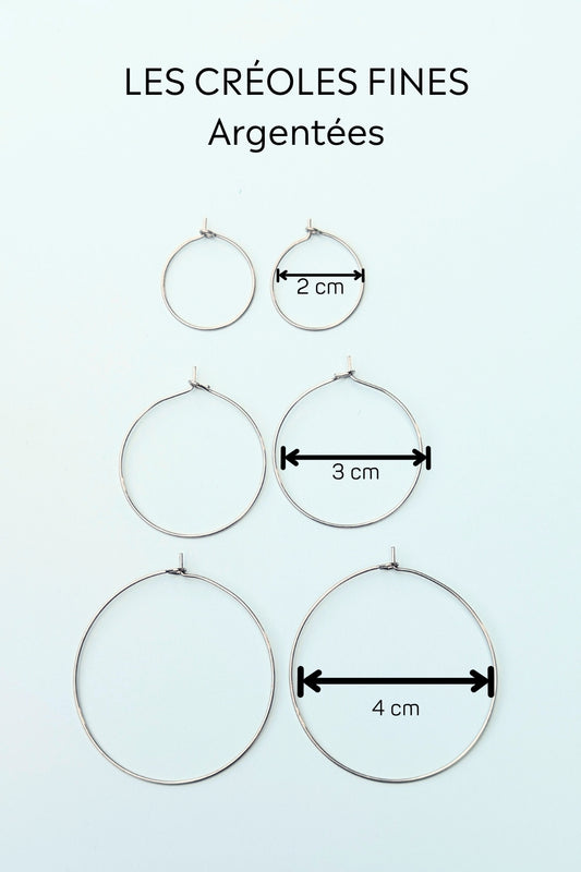 Créoles interchangeables - Collection Les Éclatées