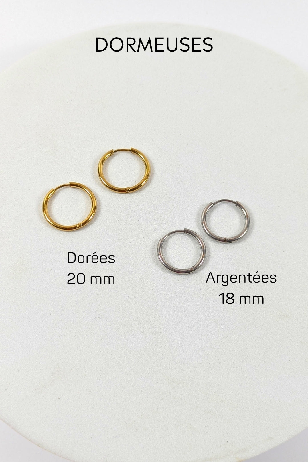 Créoles interchangeables - Collection Les Éclatées