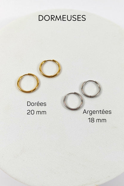 Créoles interchangeables - Collection Les Éclatées