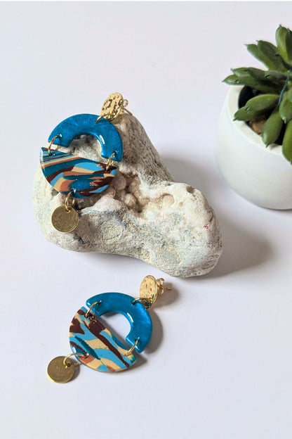 Boucles d'oreilles Archipel - Collection Les Éclatées