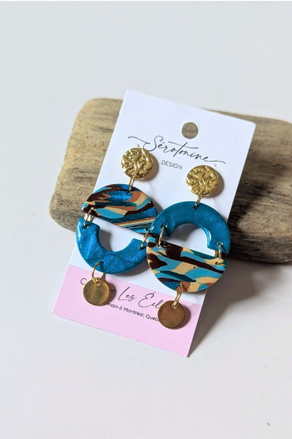 Boucles d'oreilles Archipel - Collection Les Éclatées