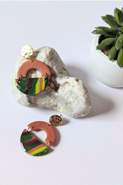 Boucles d'oreilles Archipel - Collection Les Éclatées