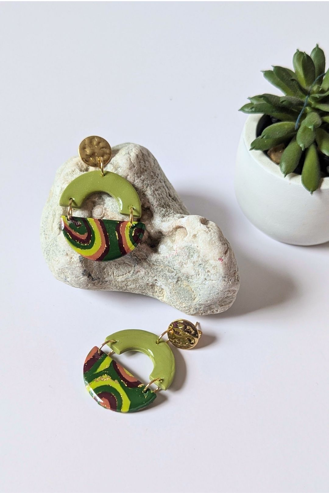 Boucles d'oreilles Archipel - Collection Les Éclatées