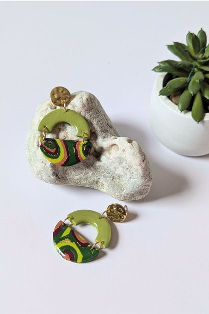 Boucles d'oreilles Archipel - Collection Les Éclatées