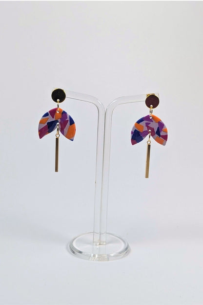 Boucles d'oreilles Solis Clou - Collection Les Éclatées
