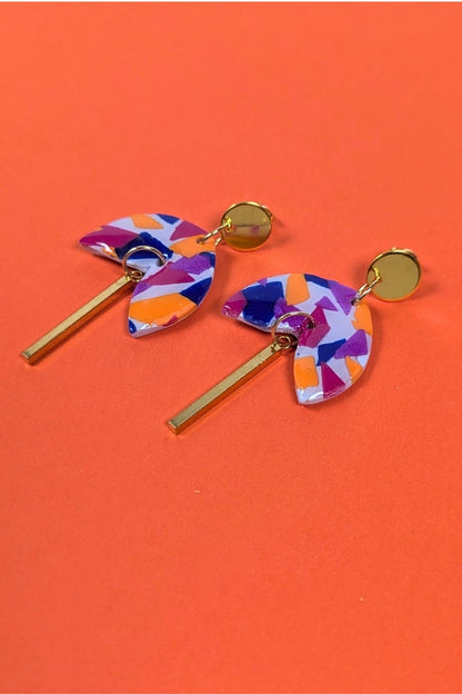 Boucles d'oreilles Solis Clou - Collection Les Éclatées
