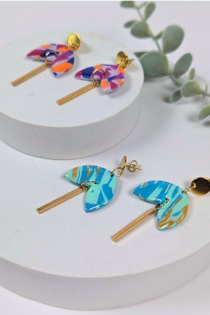 Boucles d'oreilles Solis Clou - Collection Les Éclatées