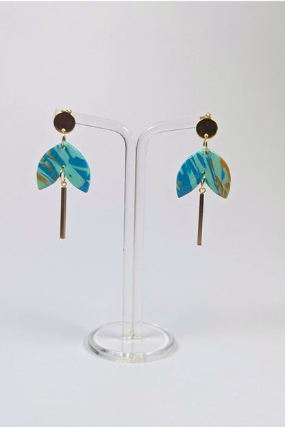 Boucles d'oreilles Solis Clou - Collection Les Éclatées