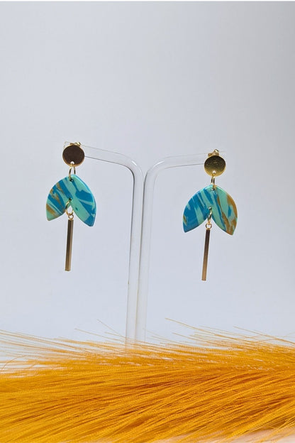 Boucles d'oreilles Solis Clou - Collection Les Éclatées