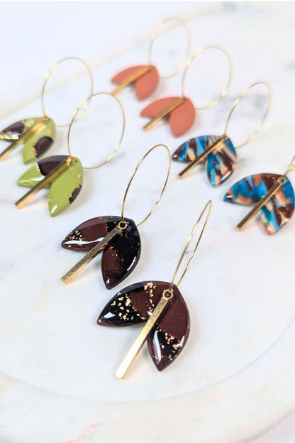 Boucles d'oreilles Solis Anneau - Collection Les Éclatées