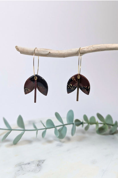 Boucles d'oreilles Solis Anneau - Collection Les Éclatées