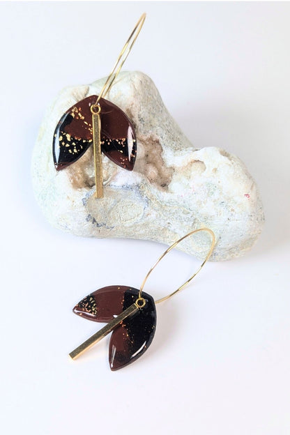 Boucles d'oreilles Solis Anneau - Collection Les Éclatées