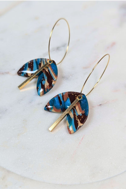 Boucles d'oreilles Solis Anneau - Collection Les Éclatées