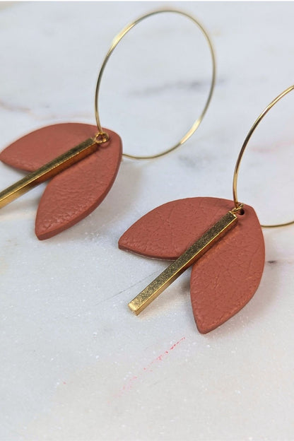 Boucles d'oreilles Solis Anneau - Collection Les Éclatées