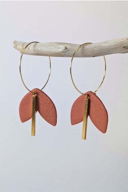 Boucles d'oreilles Solis Anneau - Collection Les Éclatées