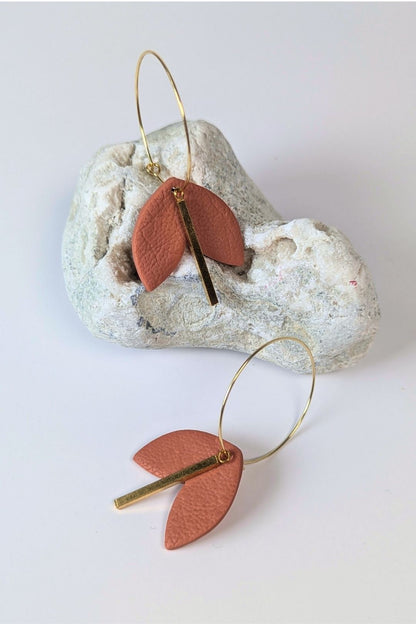 Boucles d'oreilles Solis Anneau - Collection Les Éclatées