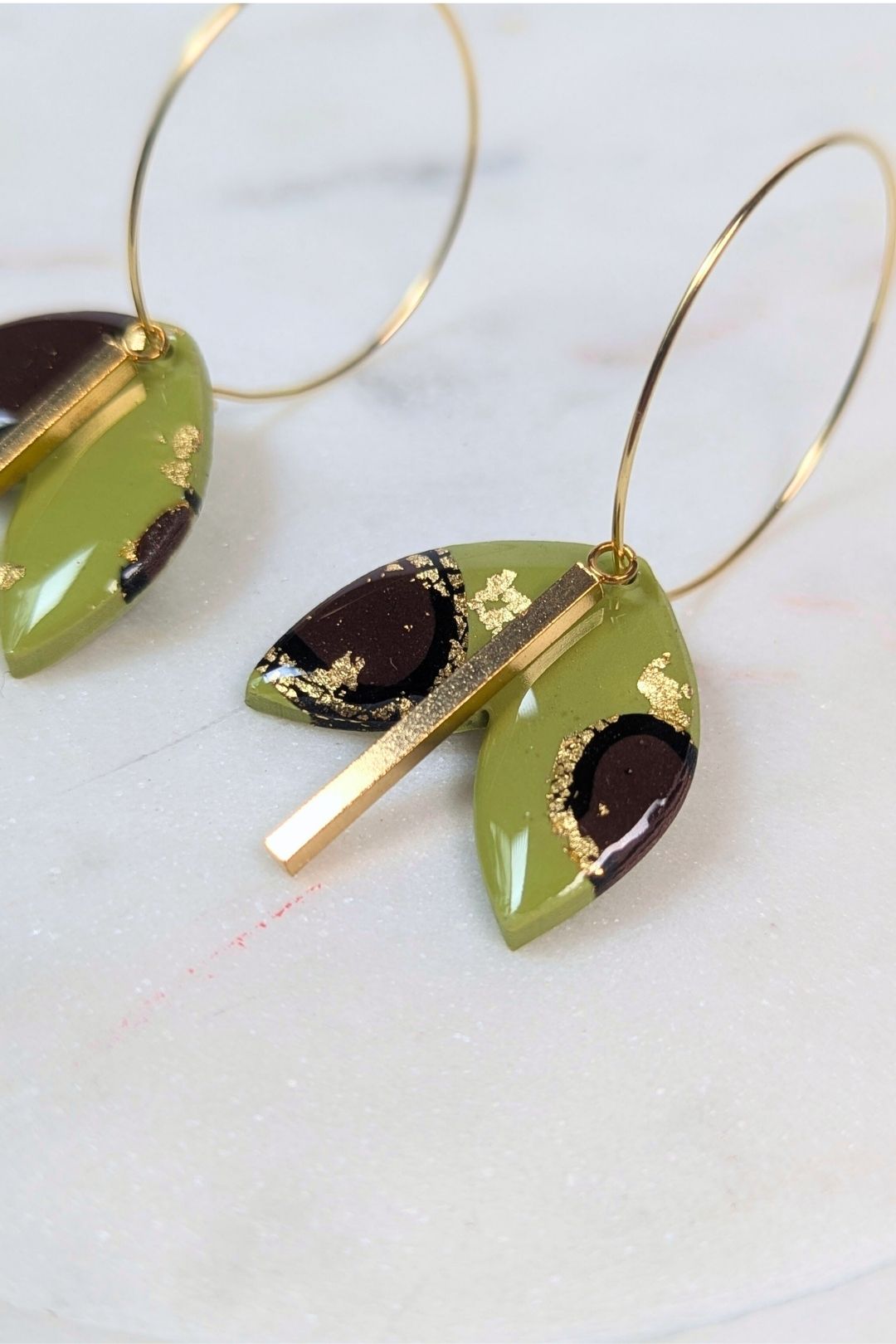 Boucles d'oreilles Solis Anneau - Collection Les Éclatées
