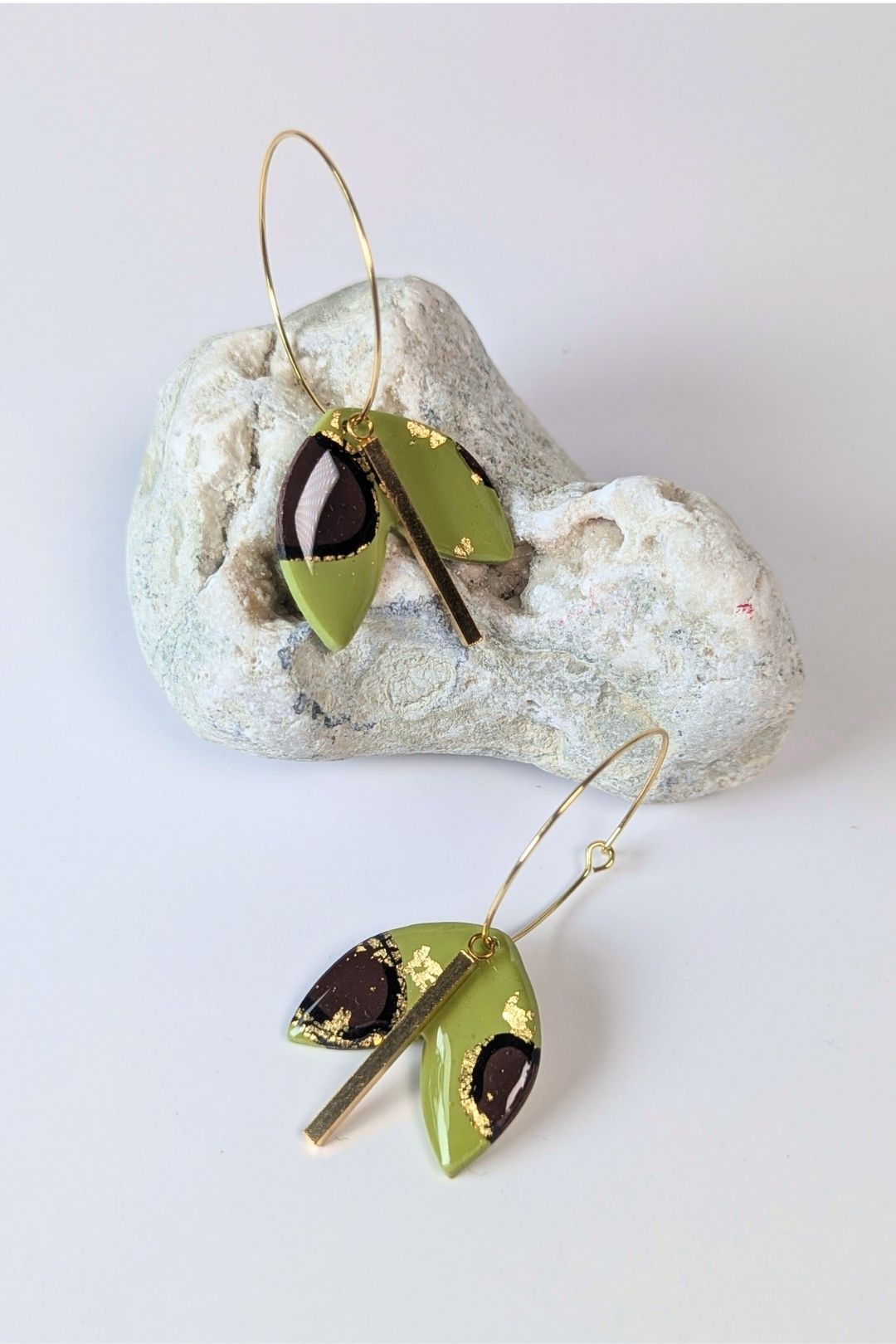 Boucles d'oreilles Solis Anneau - Collection Les Éclatées