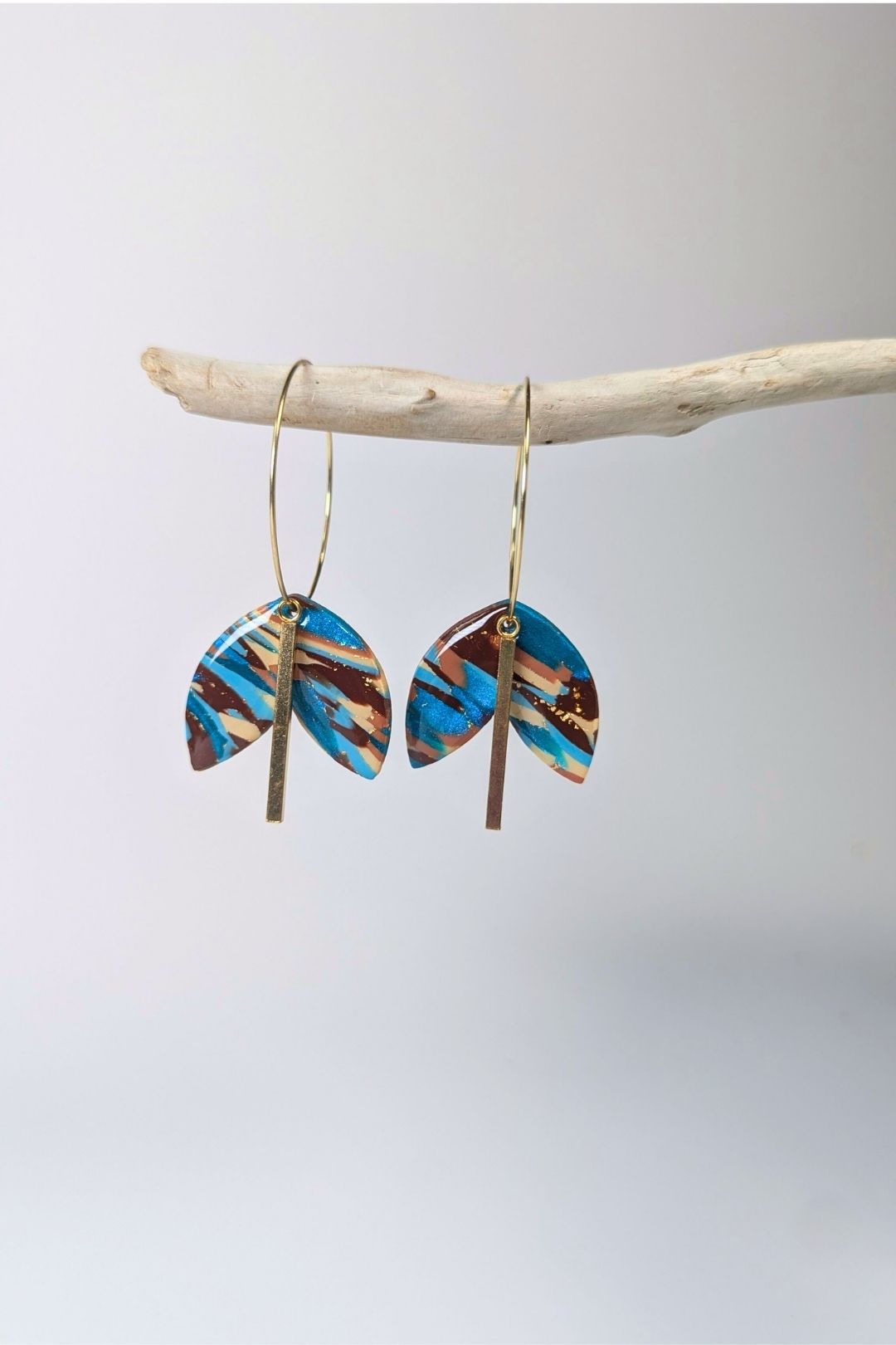 Boucles d'oreilles Solis Anneau - Collection Les Éclatées
