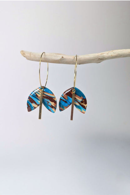 Boucles d'oreilles Solis Anneau - Collection Les Éclatées