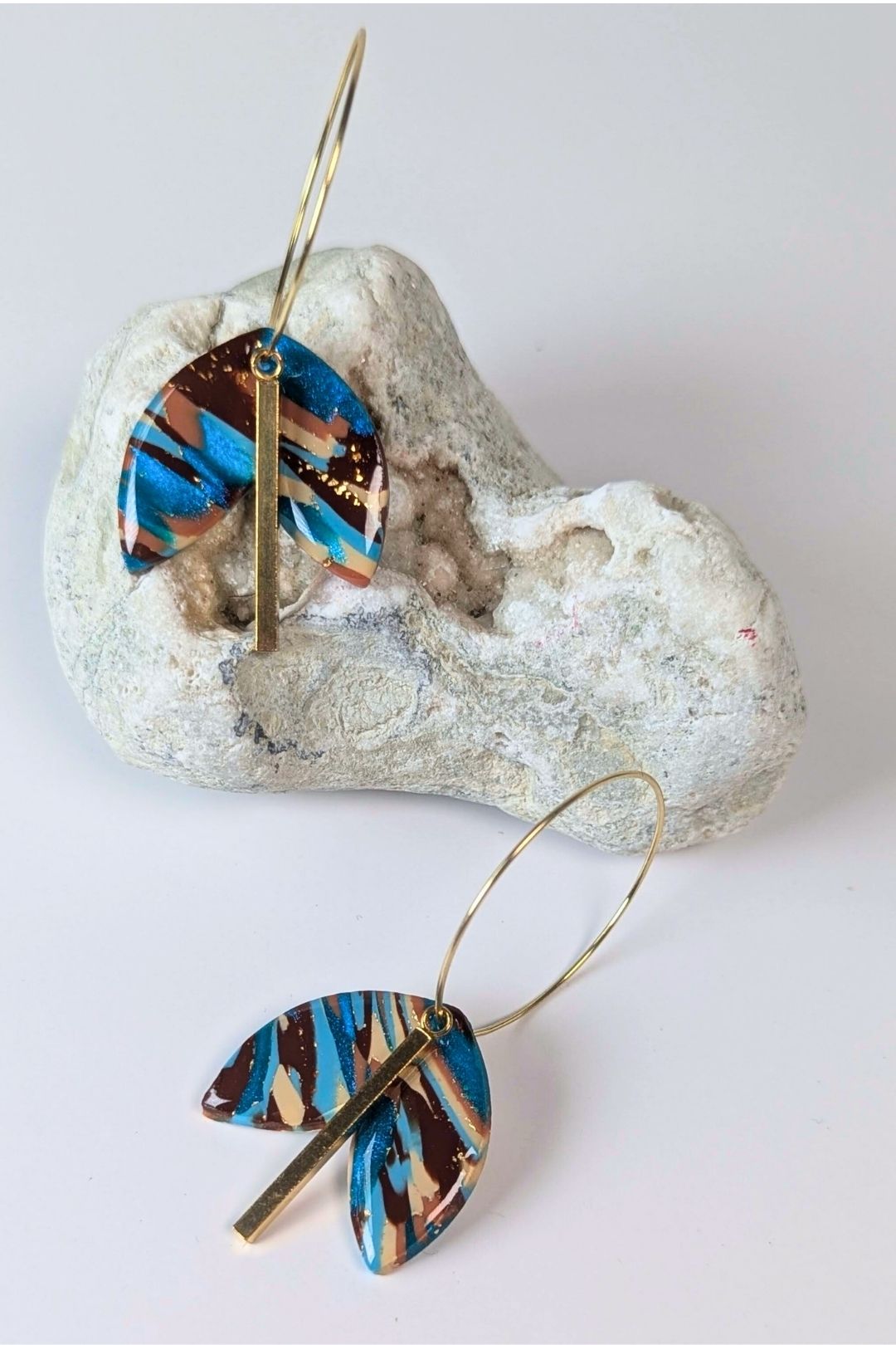 Boucles d'oreilles Solis Anneau - Collection Les Éclatées