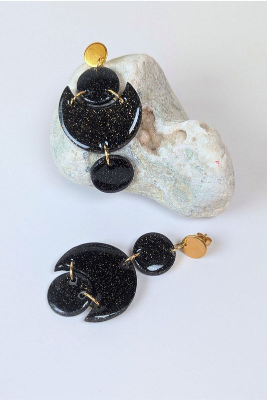 Boucles d'oreilles Orbite - Collection Les Éclatées