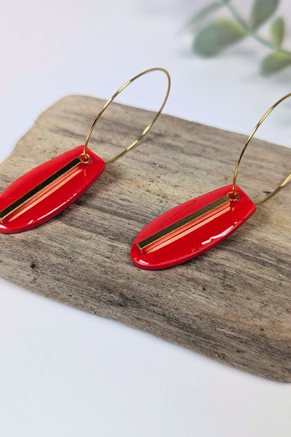 Boucles d'oreilles Ligne - Collection Les Éclatées