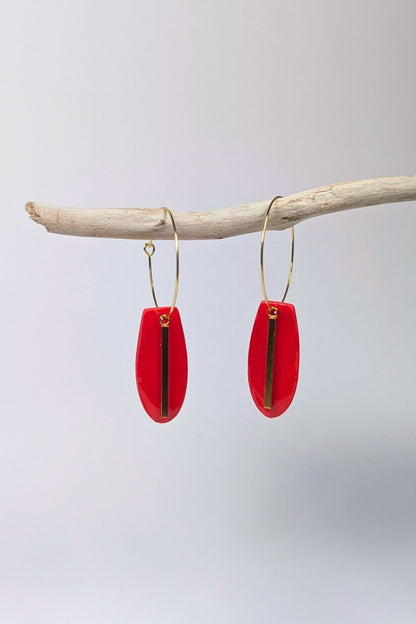 Boucles d'oreilles Ligne - Collection Les Éclatées