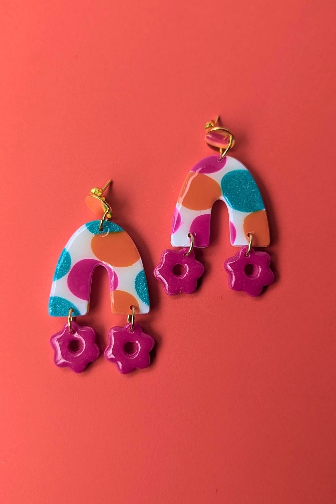Boucles d'oreilles Josie Punch aux Fruits - Collection Les Éclatées